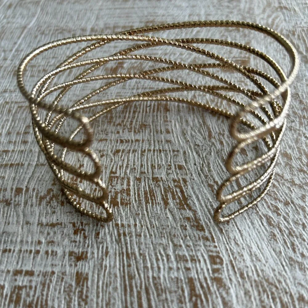 Gold Colored Cuff Bracelet